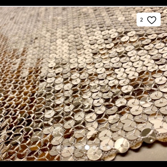 August Silk gold sequin top - Picture 6 of 8